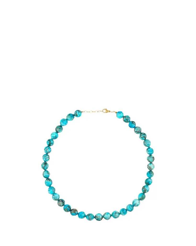 JIA JIA 14K Yellow Gold & Turquoise Jumbo Beaded Bracelet