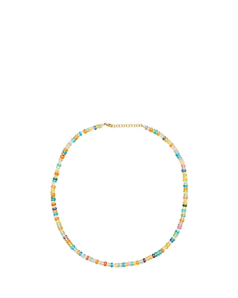 JIA JIA 14K Yellow Gold Multi-Gemstone Beaded Necklace