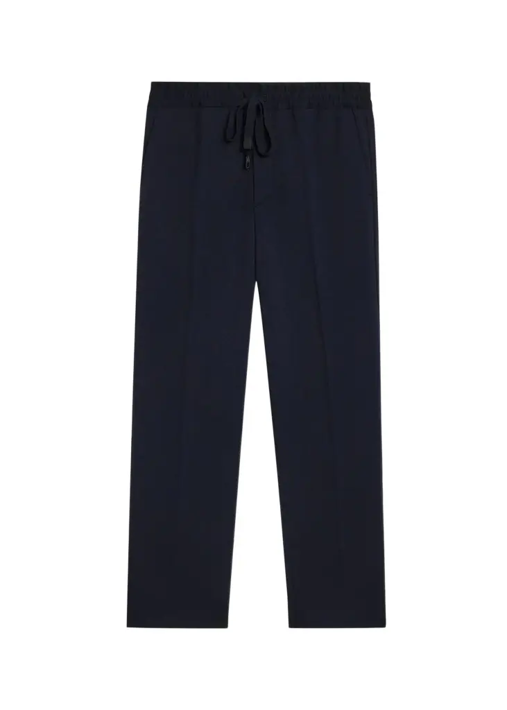 Brioni Men's Asolo Wool Jersey Straight-Leg Drawstring Trousers