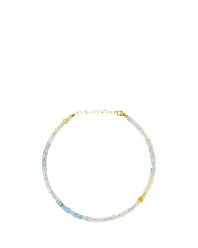 JIA JIA 14K Yellow Gold & Ombré Morganite Beaded Bracelet