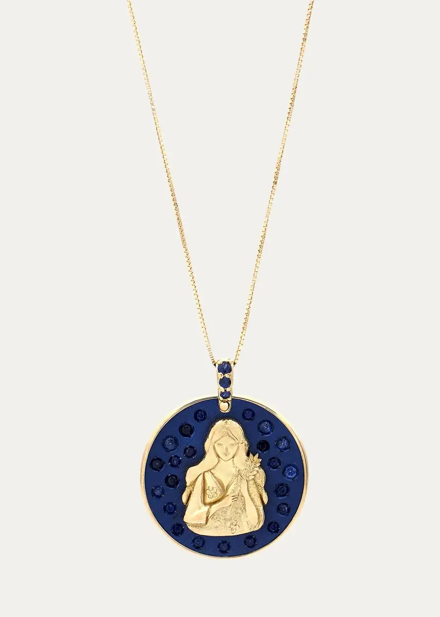FARAONE MENNELLA by R.F.M.A.S. 18K VIRGO Necklace with Sapphires | Thumbnail 3 FARAONE MENNELLA by R.F.M.A.S. 18K VIRGO Necklace with Sapphires | Thumbnail 3