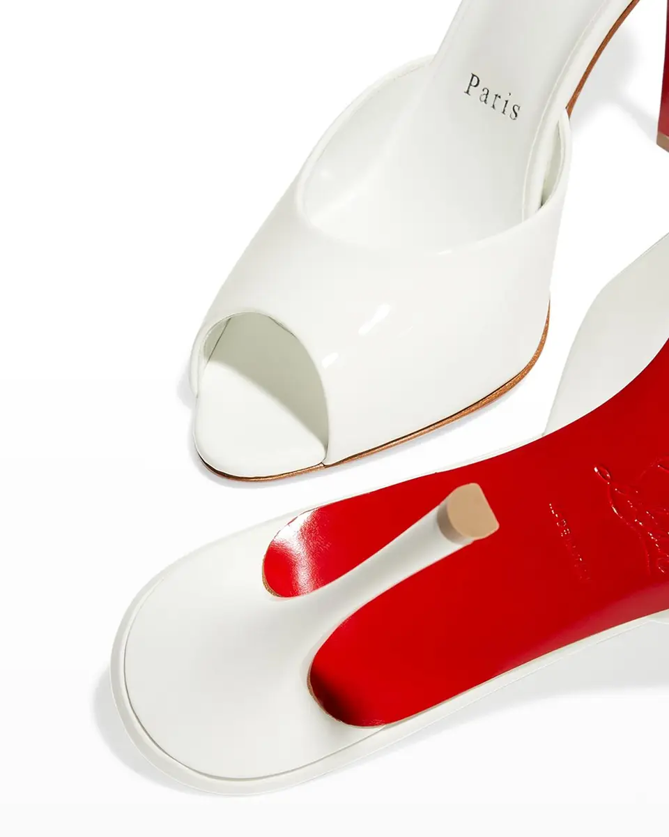 Christian Louboutin 100mm Me Dolly Patent Sandals | Thumbnail 3 Christian Louboutin 100mm Me Dolly Patent Sandals | Thumbnail 3
