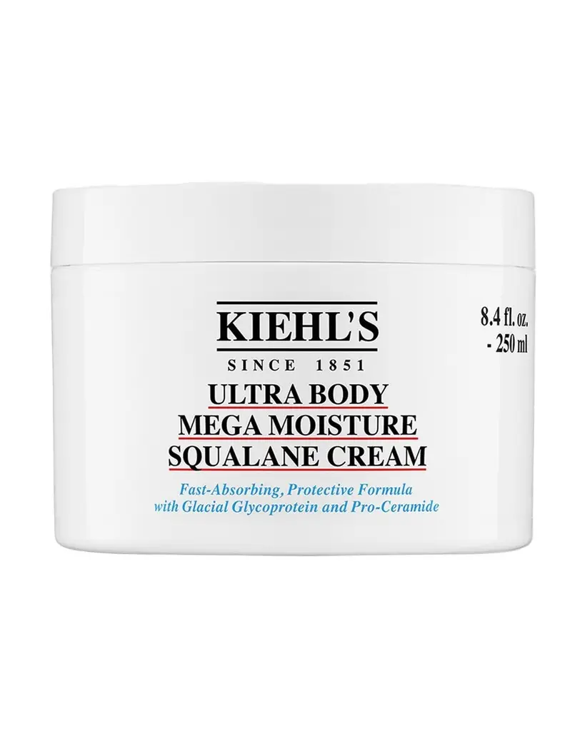 Kiehl's Since 1851 Ultra Body Mega Moisture Squalane Cream, 250 mL