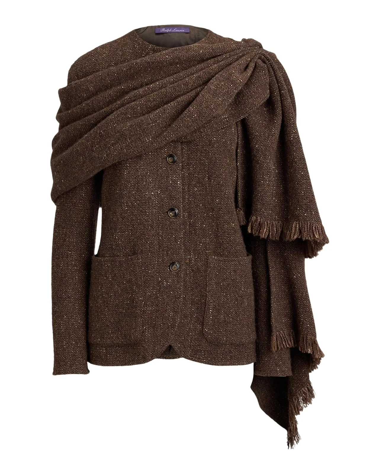 Alira Wool-Blend Donegal Tweed Jacket Alira Wool-Blend Donegal Tweed Jacket