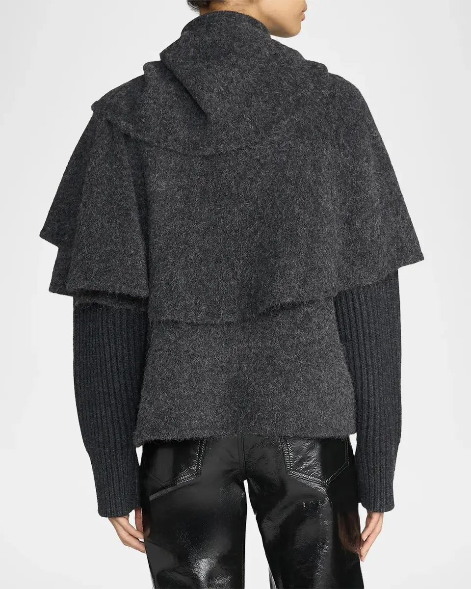 Frame The Wrap Cape Coat | Thumbnail 4 Frame The Wrap Cape Coat | Thumbnail 4