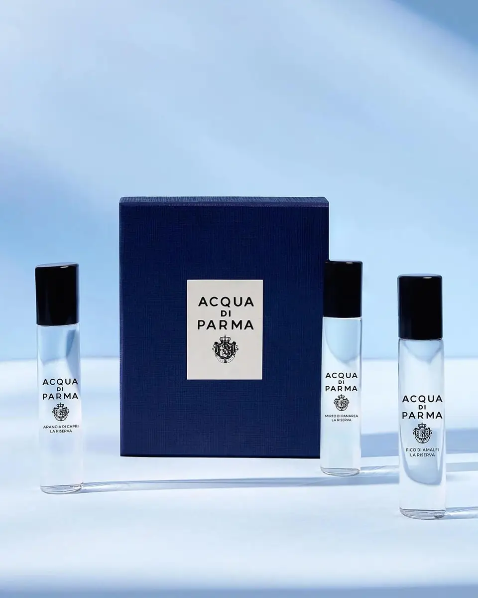 Acqua di Parma Blu Mediterraneo La Riserva 3-Piece Fragrance Discovery Set | Thumbnail 4 Acqua di Parma Blu Mediterraneo La Riserva 3-Piece Fragrance Discovery Set | Thumbnail 4