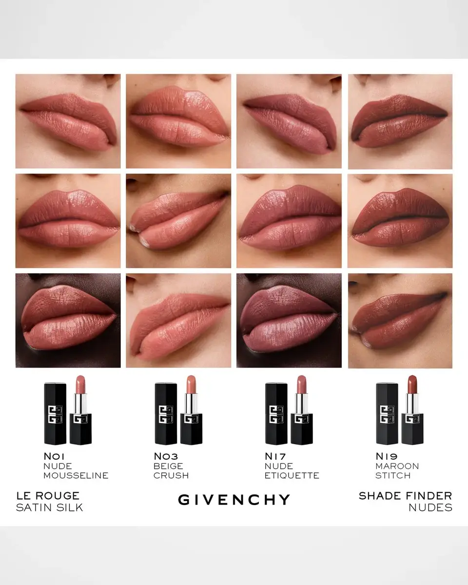 Givenchy Le Rouge Satin Silk Hydrating Long Wear Lipstick | Thumbnail 6 Givenchy Le Rouge Satin Silk Hydrating Long Wear Lipstick | Thumbnail 6