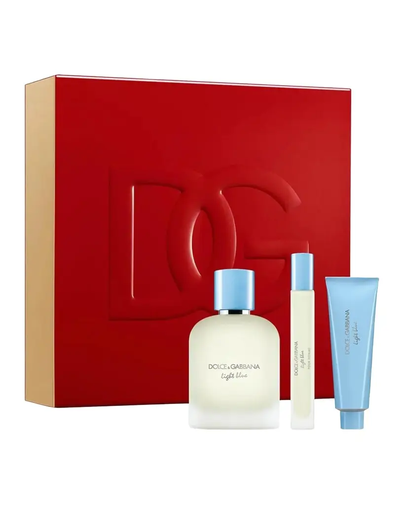 Dolce & Gabbana Beauty Light Blue Pour Homme Eau de Toilette Trio Gift Set