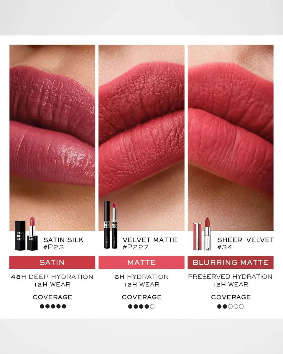 Givenchy Le Rouge Satin Silk Hydrating Long Wear Lipstick | Thumbnail 7