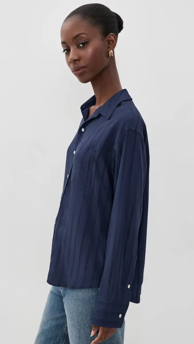 DONNI. DONNI. The Shadow Stripe Shirt | Thumbnail 4 DONNI. DONNI. The Shadow Stripe Shirt | Thumbnail 4