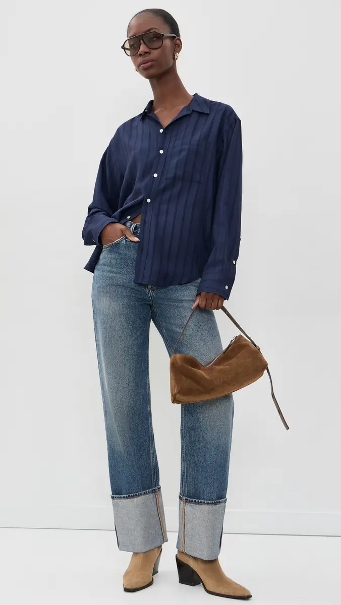 DONNI. DONNI. The Shadow Stripe Shirt | Thumbnail 5 DONNI. DONNI. The Shadow Stripe Shirt | Thumbnail 5