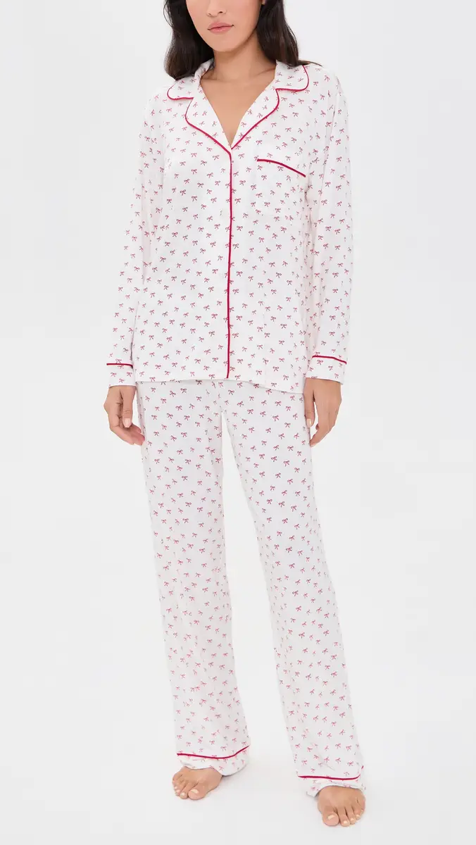 Eberjey Gisele Printed Pajama Set | Thumbnail 2