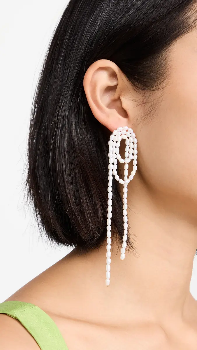 Shashi Vroom Pearl Earrings | Thumbnail 3 Shashi Vroom Pearl Earrings | Thumbnail 3