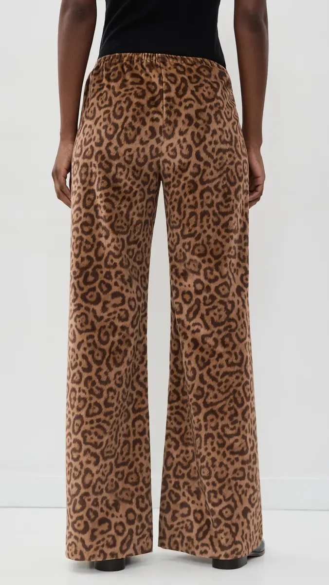 La Ligne Printed Velvet Colby Pants | Thumbnail 3