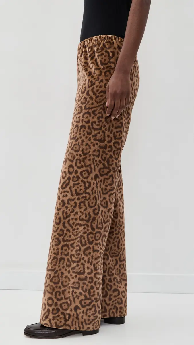 La Ligne Printed Velvet Colby Pants | Thumbnail 4