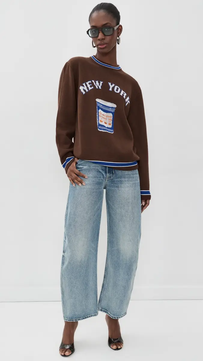 Terez NY Coffee Crew Sweater | Thumbnail 5 Terez NY Coffee Crew Sweater | Thumbnail 5