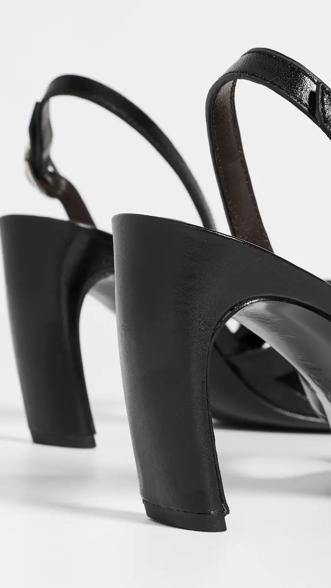 Tory Burch Multi Buckle Slingback Leather Heels 75mm | Thumbnail 4 Tory Burch Multi Buckle Slingback Leather Heels 75mm | Thumbnail 4
