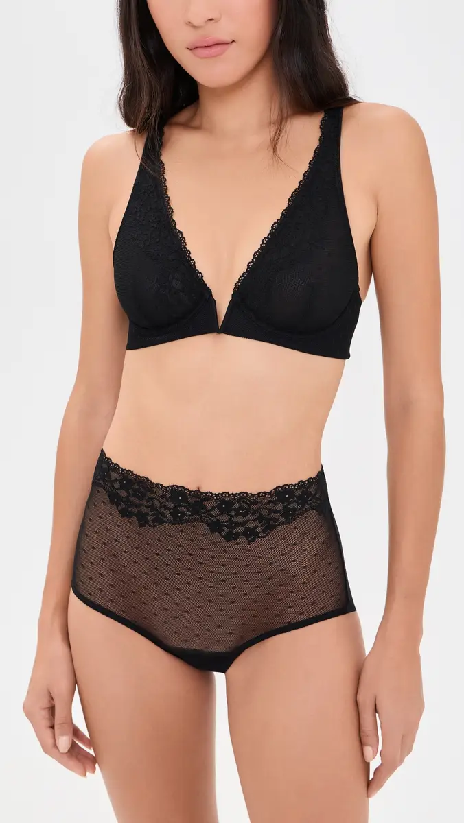 Commando Double Take Lace High Rise Bikini Panties | Thumbnail 4 Commando Double Take Lace High Rise Bikini Panties | Thumbnail 4