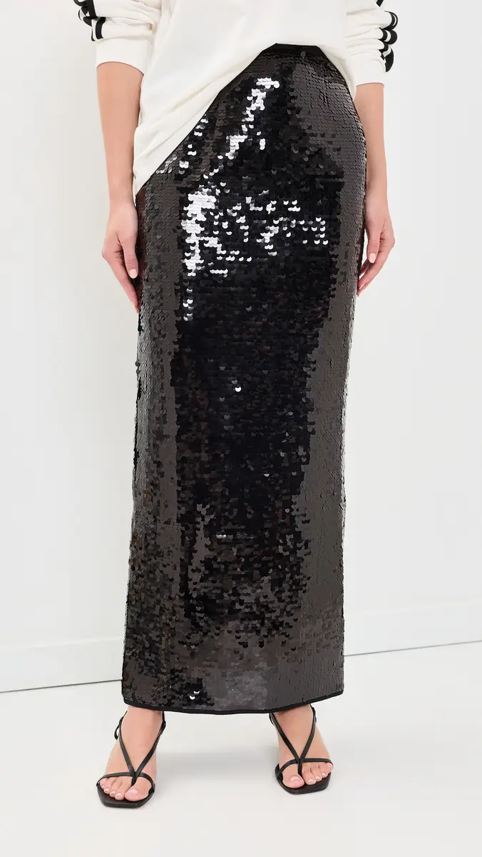 VRG GRL Devyn Sequin Midi Skirt | Thumbnail 2