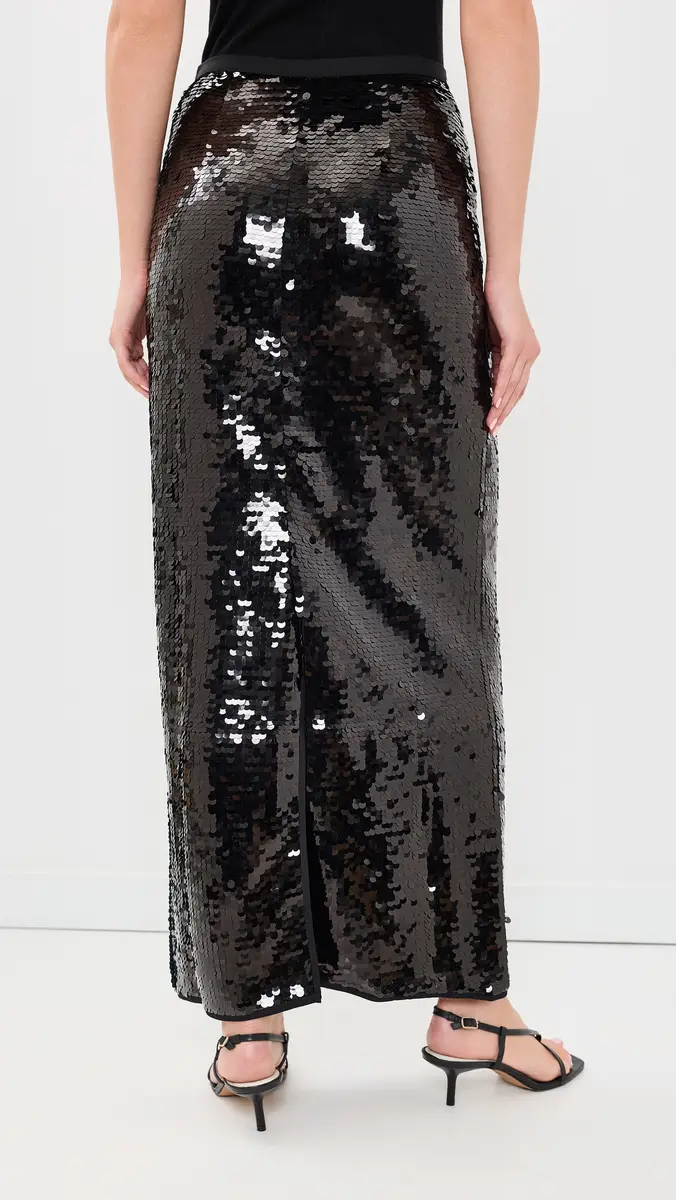 VRG GRL Devyn Sequin Midi Skirt | Thumbnail 3