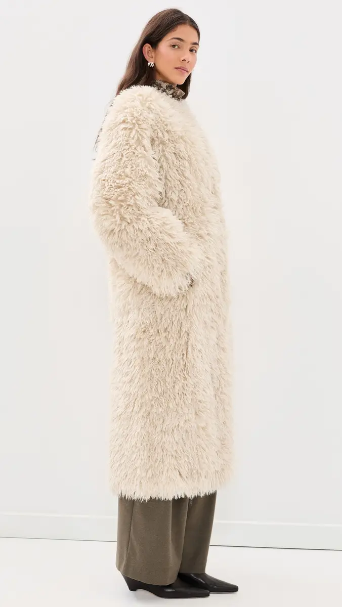 Stand Studio Carolina Faux Fur Coat | Thumbnail 4 Stand Studio Carolina Faux Fur Coat | Thumbnail 4