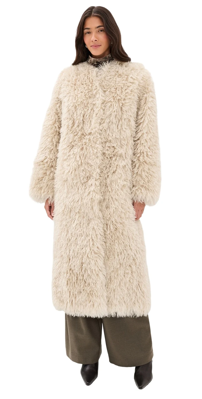 Stand Studio Carolina Faux Fur Coat