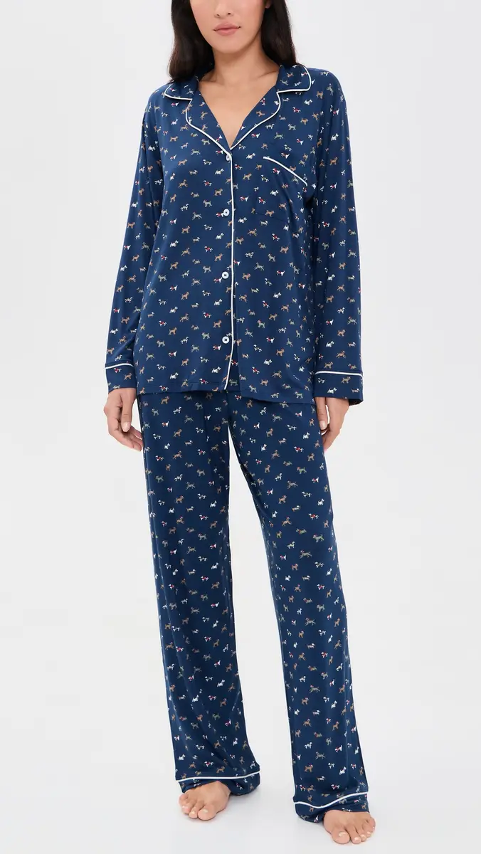 Eberjey Gisele Printed Pajama Set | Thumbnail 2