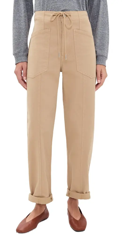 DAZE Villa Drawstring Barrel Pants
