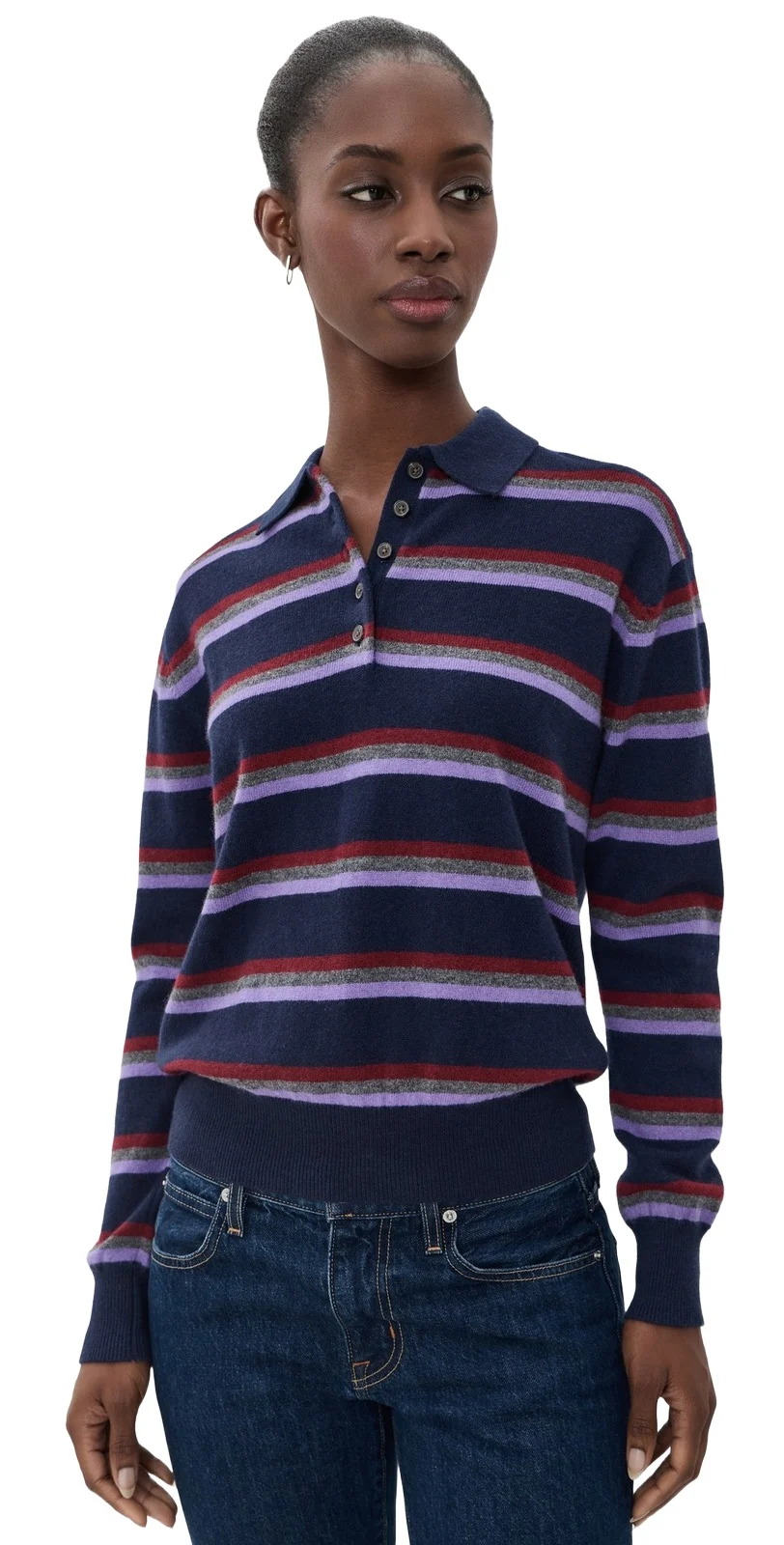 Polo Sweater In Soft Wool Polo Sweater In Soft Wool