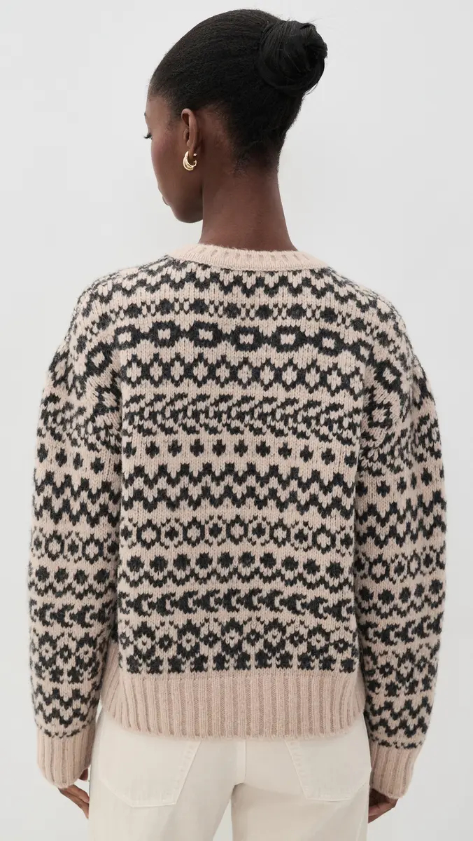 Faherty Apres Alpaca Midnight Bay Crew Sweater | Thumbnail 3 Faherty Apres Alpaca Midnight Bay Crew Sweater | Thumbnail 3