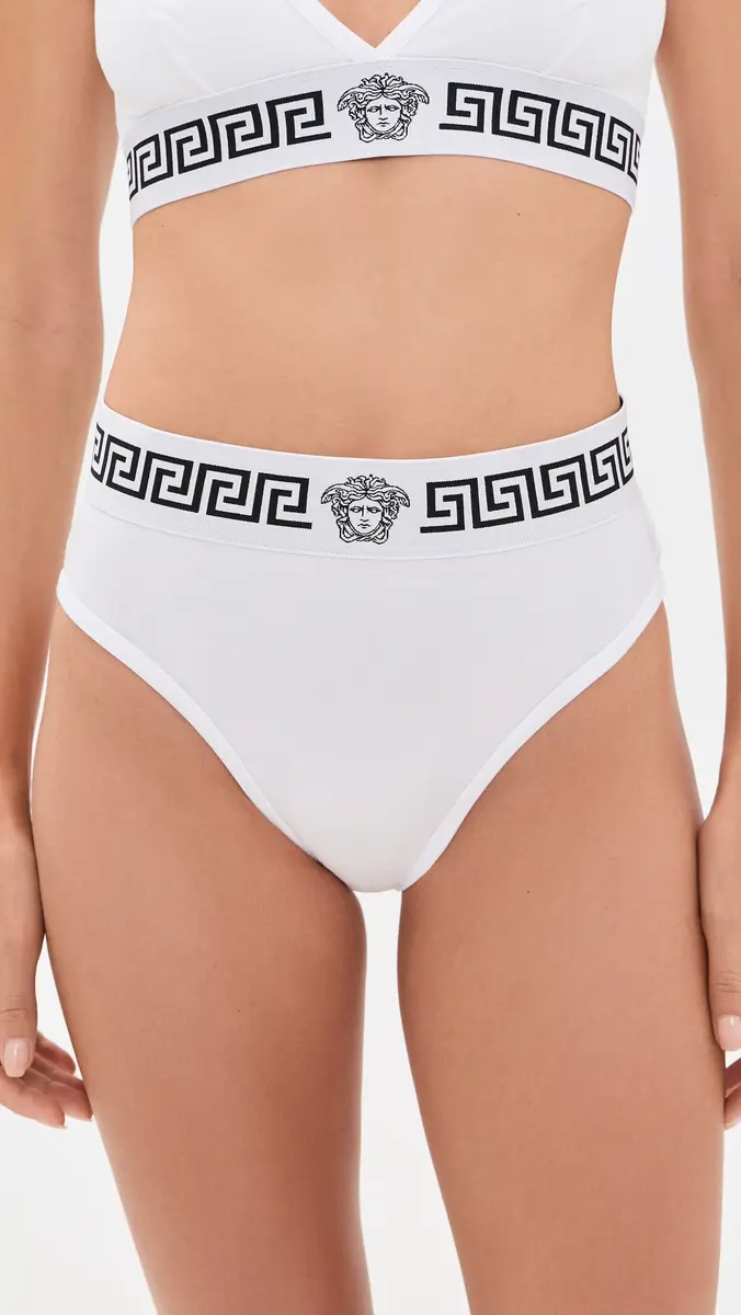 Versace Iconic High Waisted Briefs | Thumbnail 2 Versace Iconic High Waisted Briefs | Thumbnail 2