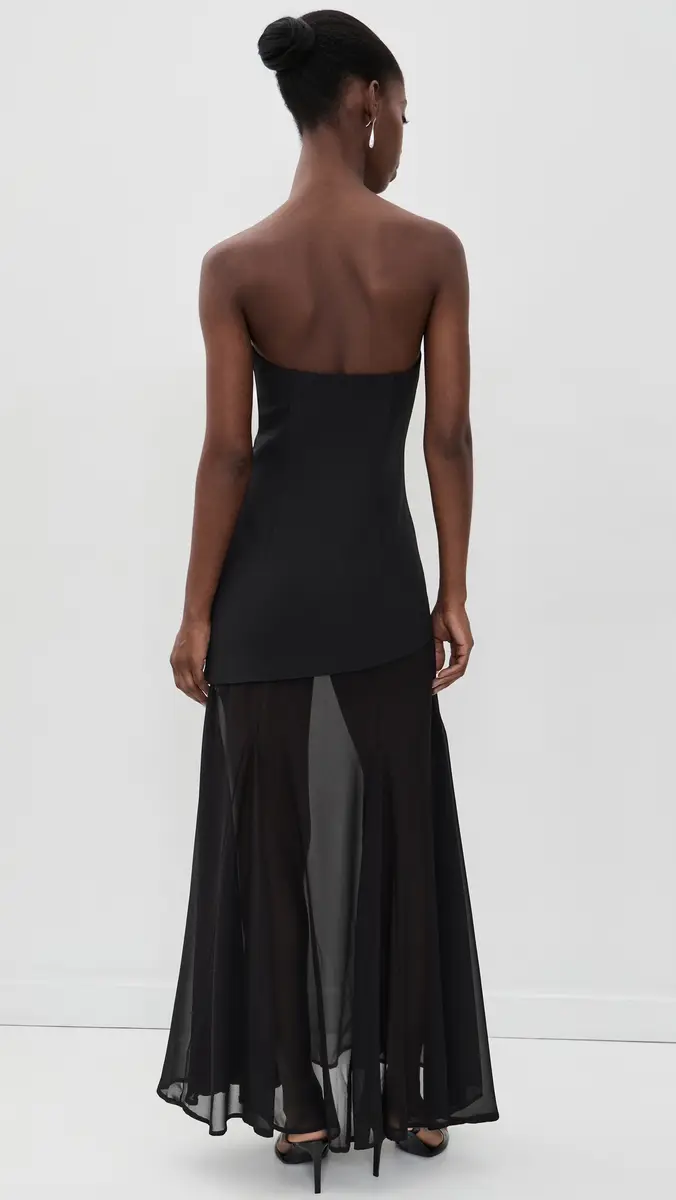 endless rose Strapless Combined Godet Dress | Thumbnail 3 endless rose Strapless Combined Godet Dress | Thumbnail 3