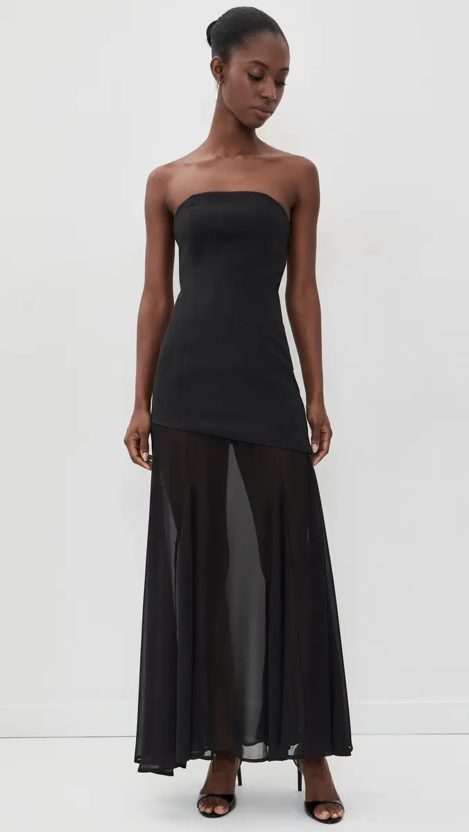 endless rose Strapless Combined Godet Dress | Thumbnail 5 endless rose Strapless Combined Godet Dress | Thumbnail 5