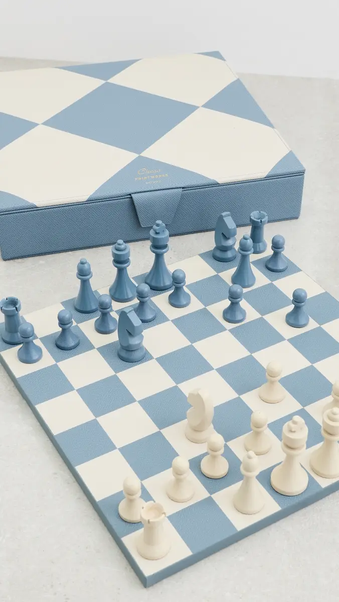Printworks Reverra Chess Set Blue | Thumbnail 2 Printworks Reverra Chess Set Blue | Thumbnail 2