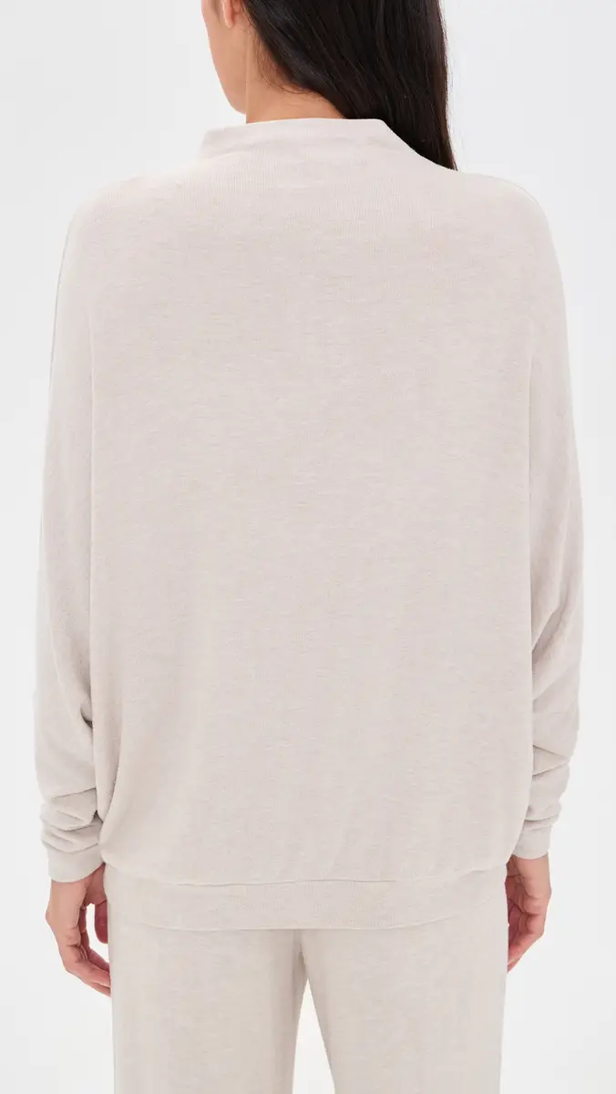 Eberjey Cozy Time Mock Neck Pullover | Thumbnail 3