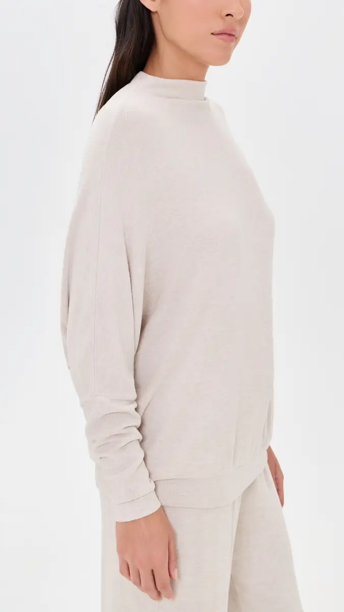 Eberjey Cozy Time Mock Neck Pullover | Thumbnail 4