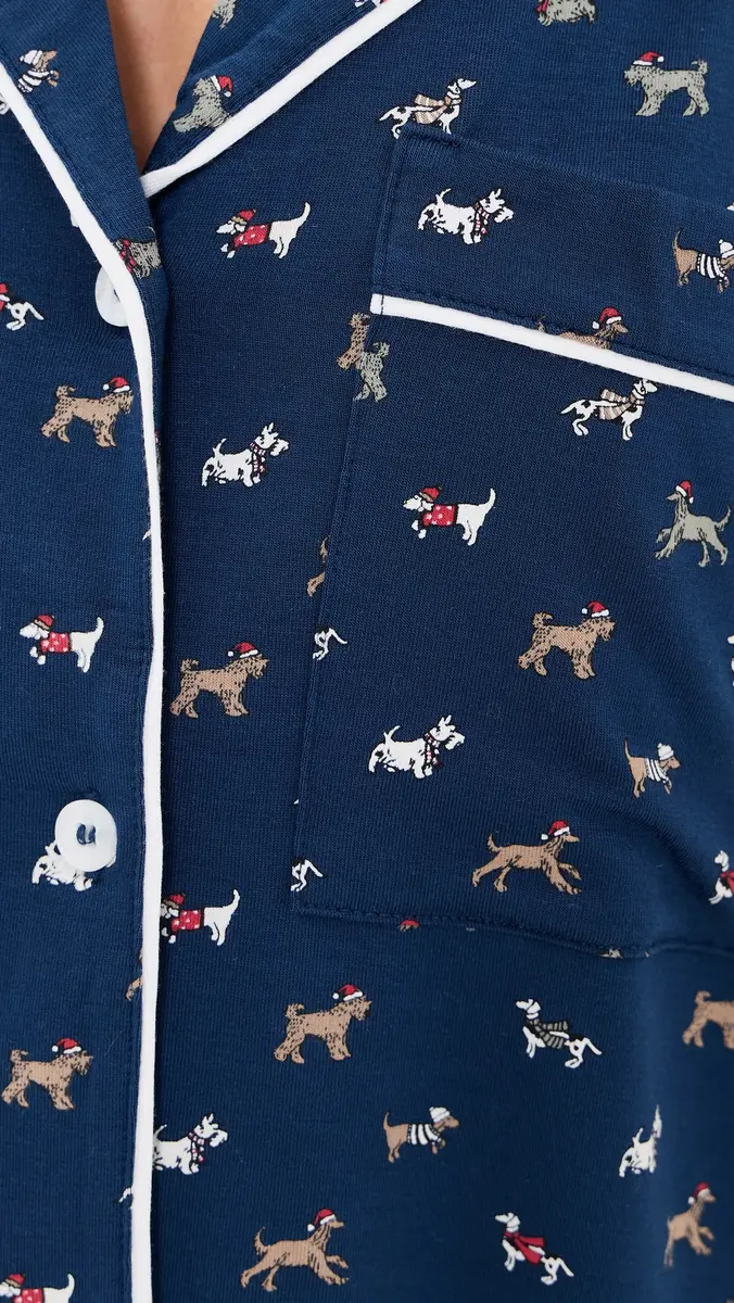 Eberjey Gisele Printed Shortie Pajama Set | Thumbnail 6