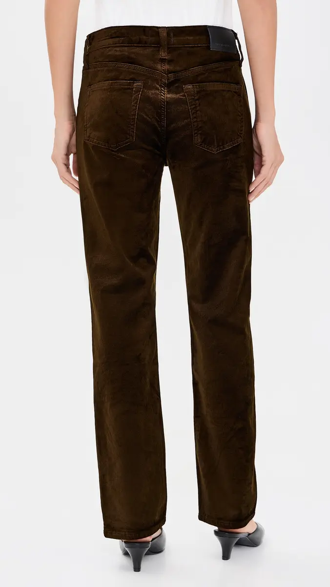 Citizens of Humanity Anissa Straight Leg Velvet Pants | Thumbnail 3