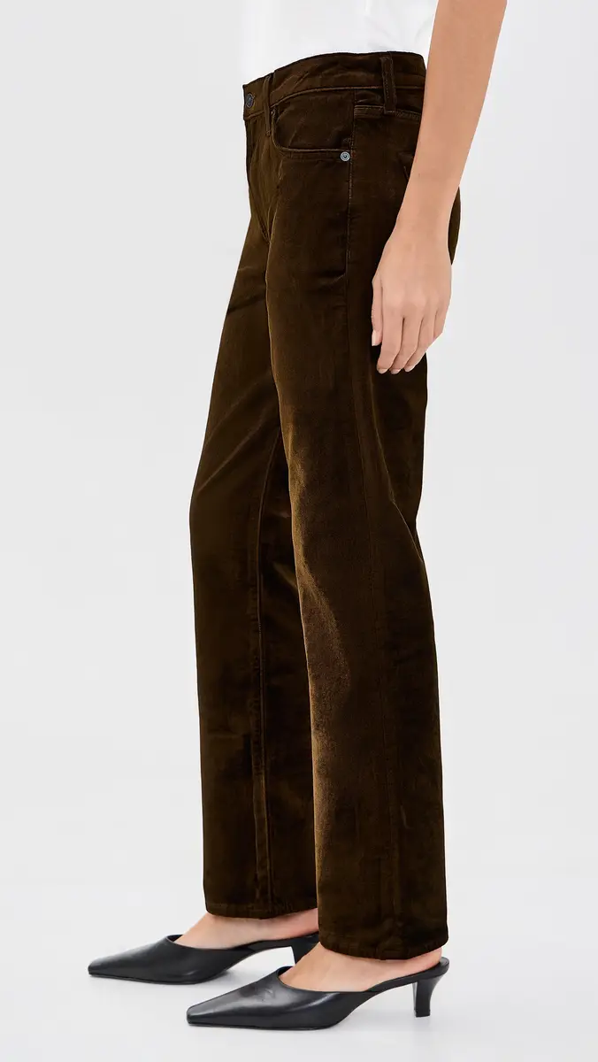 Citizens of Humanity Anissa Straight Leg Velvet Pants | Thumbnail 4