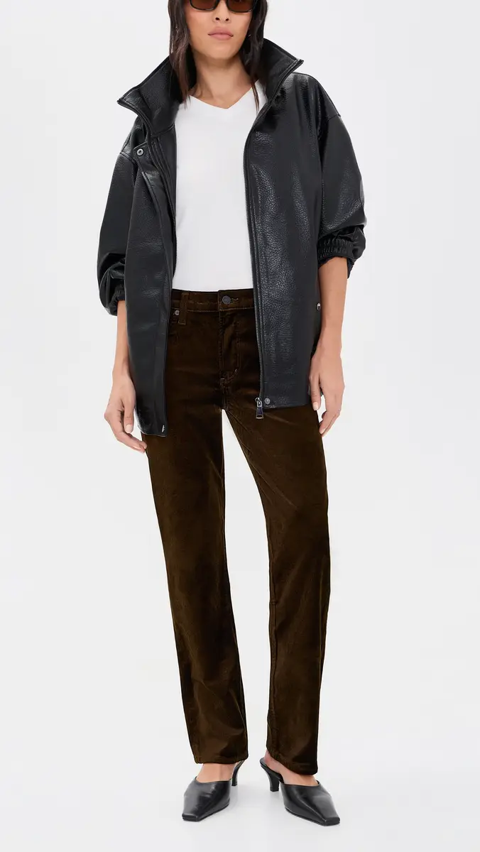 Citizens of Humanity Anissa Straight Leg Velvet Pants | Thumbnail 5