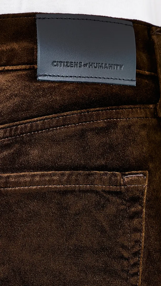 Citizens of Humanity Anissa Straight Leg Velvet Pants | Thumbnail 6