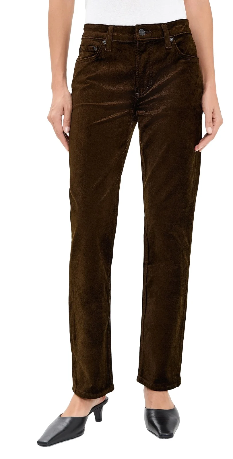 Citizens of Humanity Anissa Straight Leg Velvet Pants
