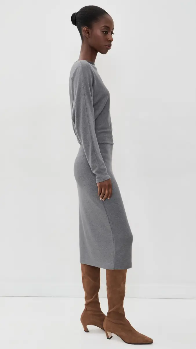 Vince Cozy Midi Dress | Thumbnail 4 Vince Cozy Midi Dress | Thumbnail 4