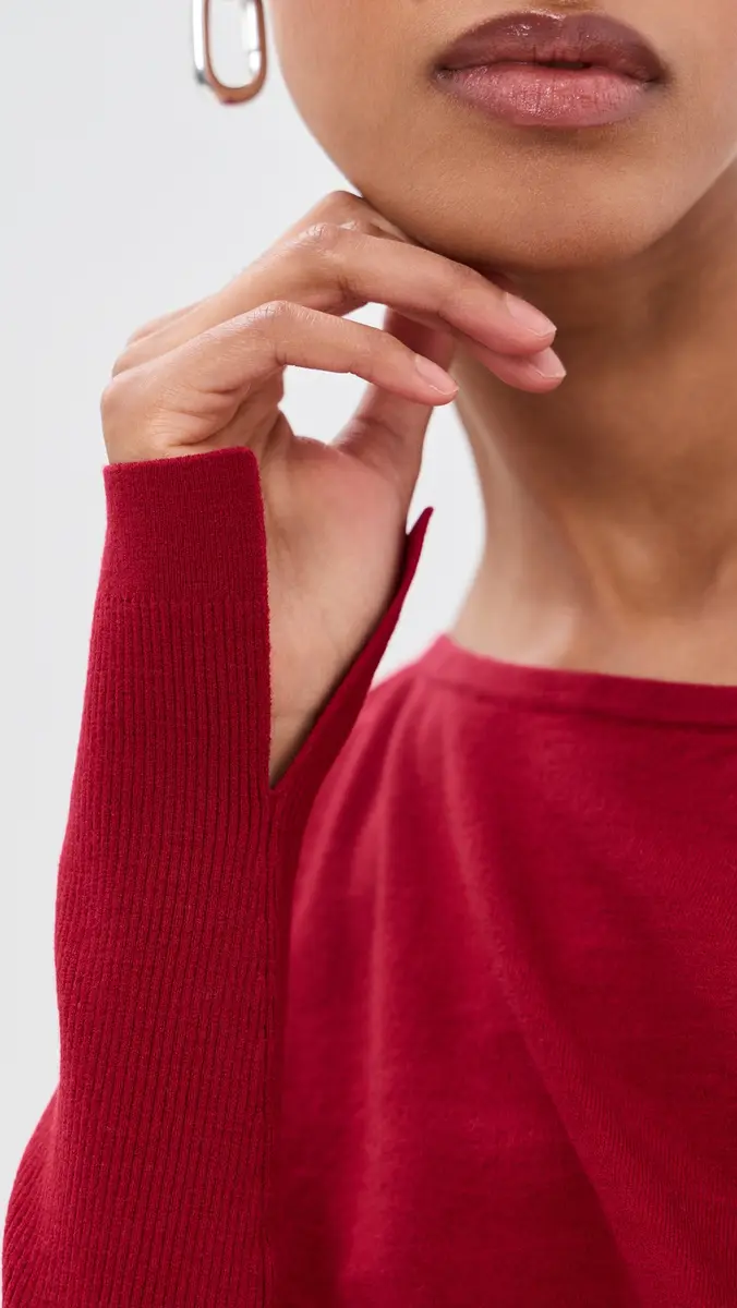 Simkhai Lavina Draped Off Shoulder Sweater | Thumbnail 6 Simkhai Lavina Draped Off Shoulder Sweater | Thumbnail 6