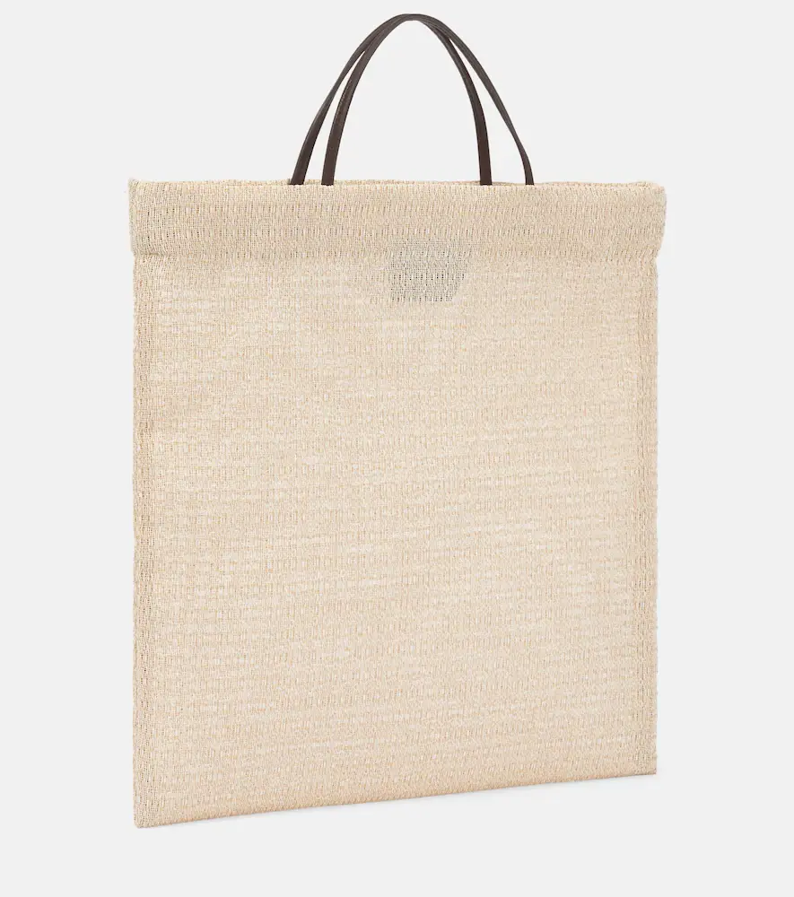 The Row Barn Mini leather-trimmed tote bag | Thumbnail 3 The Row Barn Mini leather-trimmed tote bag | Thumbnail 3