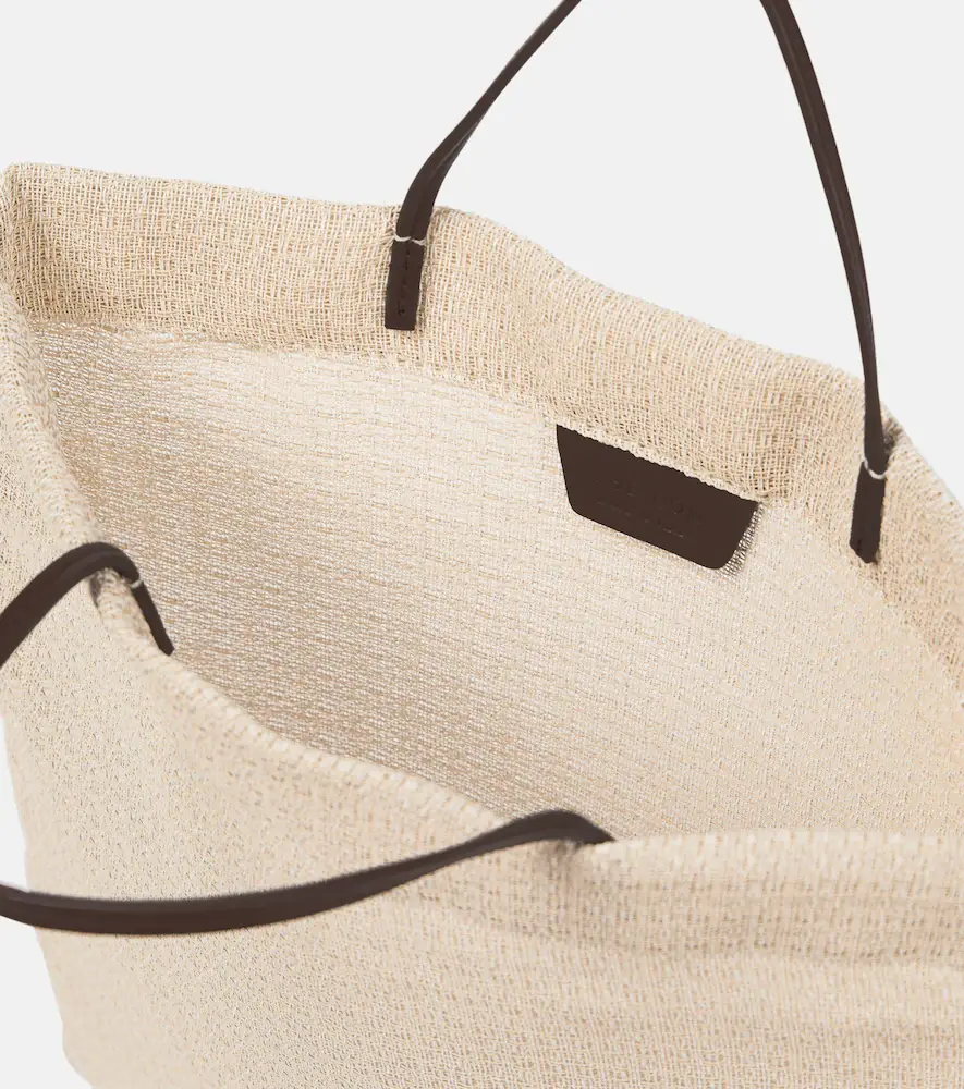 The Row Barn Mini leather-trimmed tote bag | Thumbnail 4 The Row Barn Mini leather-trimmed tote bag | Thumbnail 4