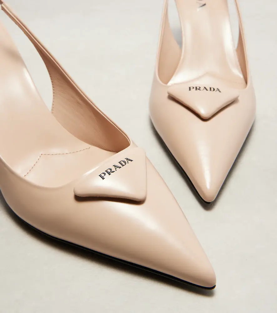 Prada Leather slingback pumps | Thumbnail 3 Prada Leather slingback pumps | Thumbnail 3