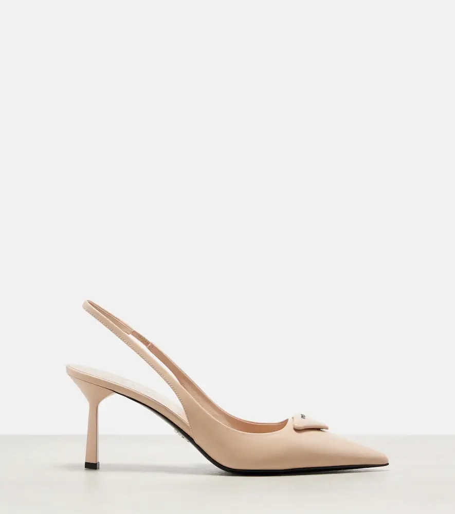 Prada Leather slingback pumps | Thumbnail 4 Prada Leather slingback pumps | Thumbnail 4