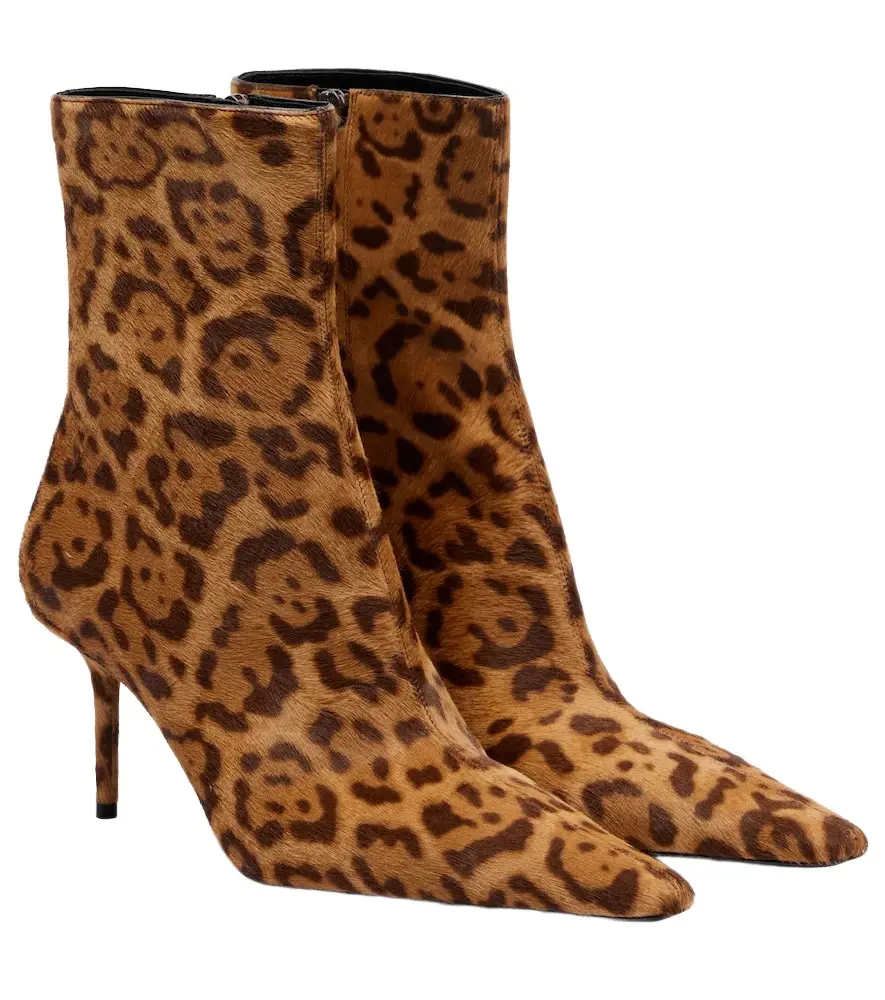 Ashley 75 calf hair ankle boots Ashley 75 calf hair ankle boots