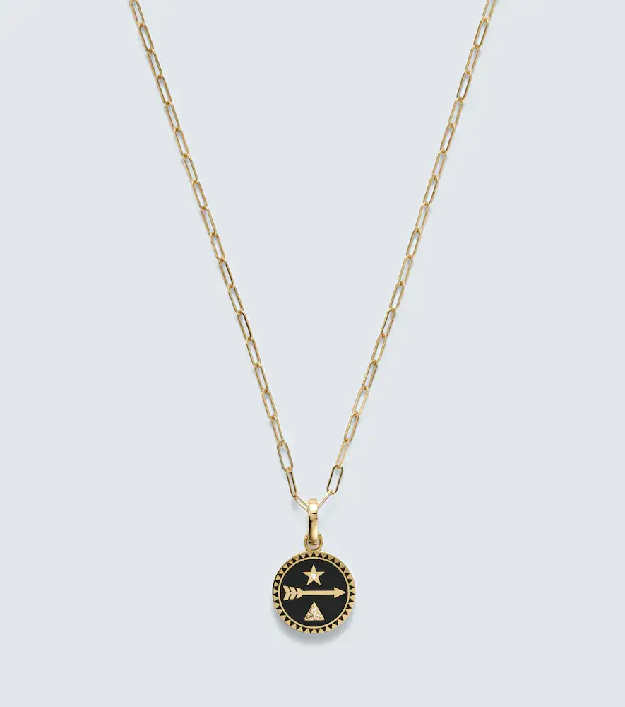 Foundrae Dream Superfine 18kt gold and ceramic pendant necklace with diamonds | Thumbnail 3 Foundrae Dream Superfine 18kt gold and ceramic pendant necklace with diamonds | Thumbnail 3